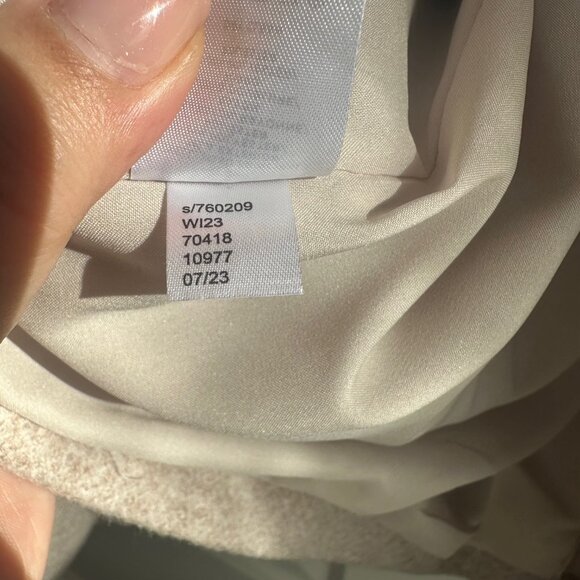 Brushed Herringbone Double Breasted Blazer 18 Petite - NEW - Picture 12 of 13